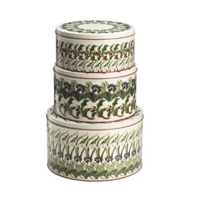 Emma Bridgewater Winter Flowers Cake Tins image(1)