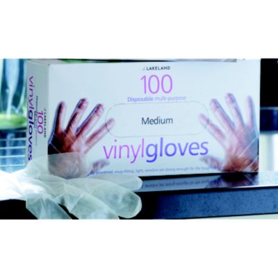 Medium Disposable Vinyl Gloves image()