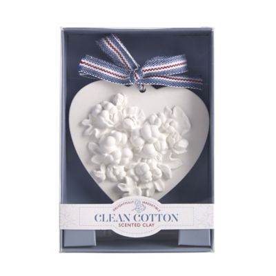 Clean Cotton Scented Clay Heart image(1)
