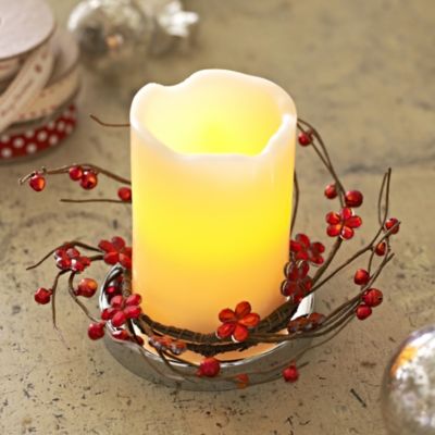 Small Candle Wreath Jingle Gems image(1)