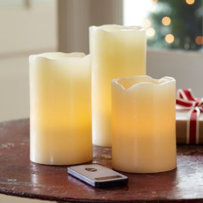 3 Remote Control LED Candles Lakeland