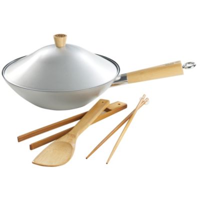 Ching He Huang by Typhoon® Lidded Non-Stick Wok Set image(2)