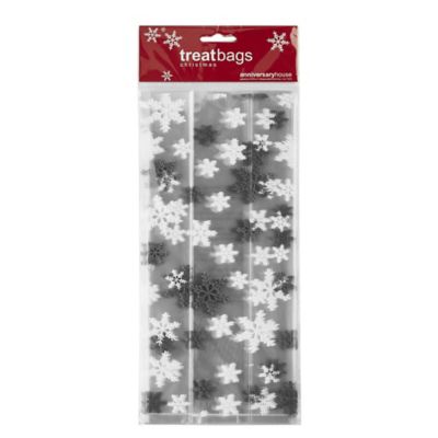 20 Snowflake Festive Treat Bags image(3)