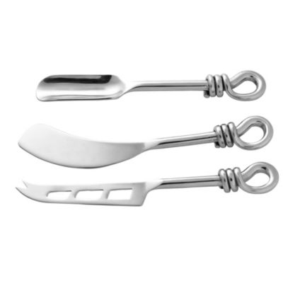Polished Knot Mini Cheese Knife Set Lakeland