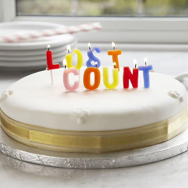 Lost Count Birthday Cake Candles image()