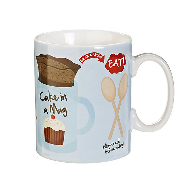 Cake In A Mug - Gift Mug With Recipe & Instructions image(1)