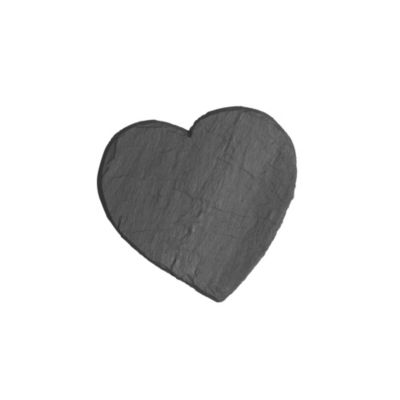 4 Just Slate Heart-Shaped Coasters image()
