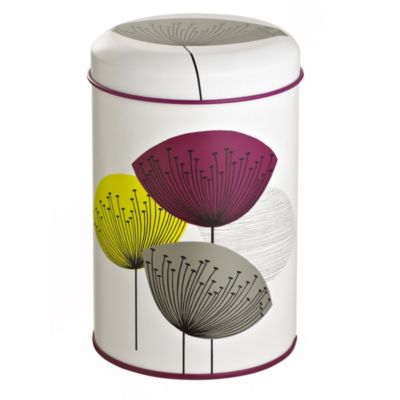 Sanderson Dandelion Clocks Caddy Tin image()