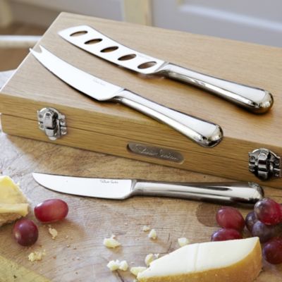 Robert Welch Radford Cheese Knife Set x3 Lakeland