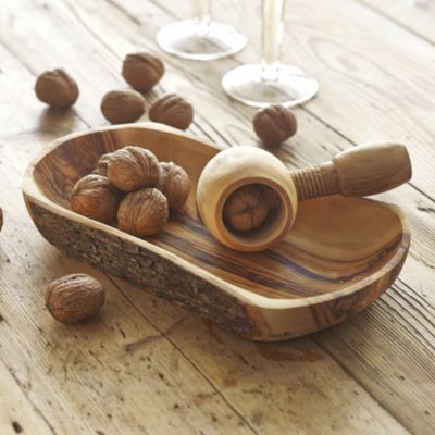 Olive Wood Nut Cracker Set image()