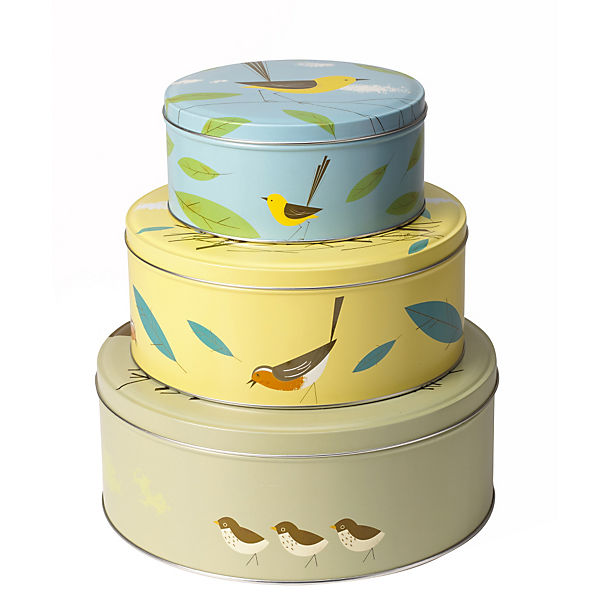 3 Magpie Birdy Cake Tins image()