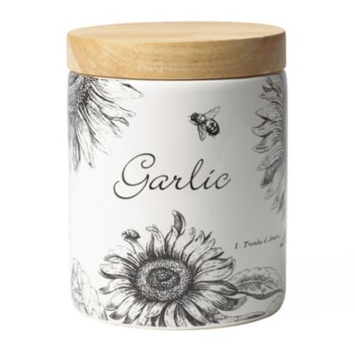 Sunflowers Garlic Jar image()