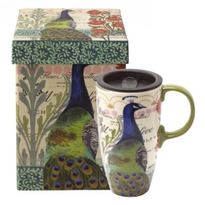 Proud Peacock Travel Mug image()