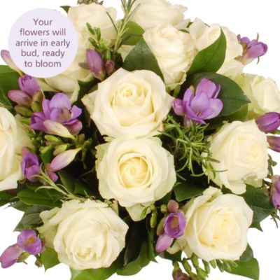 Rose and Freesia Bouquet with free express delivery image(3)