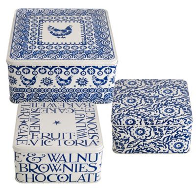 Blue cake clearance tin