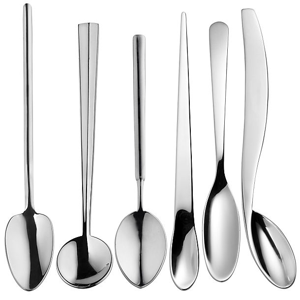 6 Sculpted Spoons image(1)