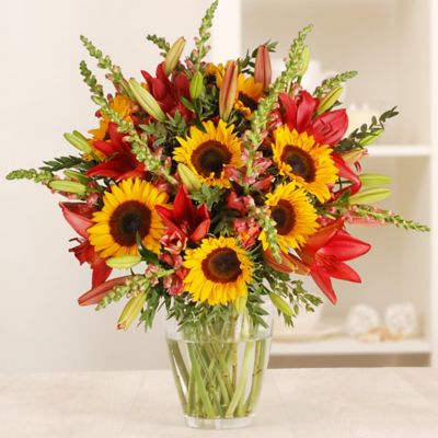 British Sunflower Bouquet with Free Express Delivery Lakeland