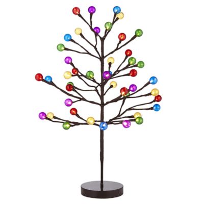 Light Up Colour Bauble Tree | Lakeland