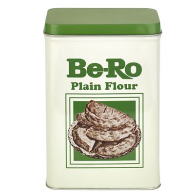 Be-Ro Retro Airtight Food Storage Gift Tin - Small Plain Flour image()