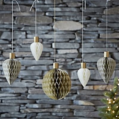 5 Fold-Out Honeycomb Decorations image(2)