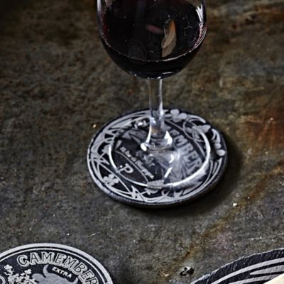 4 Slate Camembert Coasters image(2)