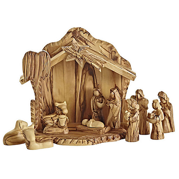 Olive Wood Nativity Scene image(1)