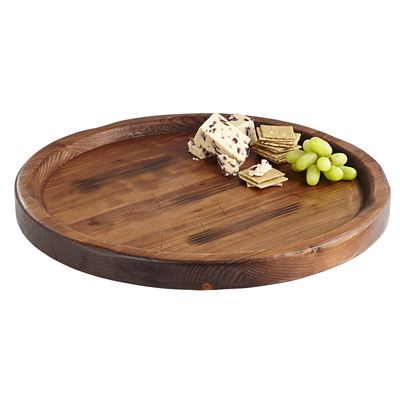 Reclaimed Vintage Wood Lazy Susan Lakeland