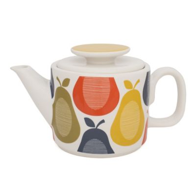 Orla Kiely Pear Print Teapot Lakeland