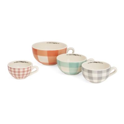Nigella Gingham Measuring Cups Lakeland