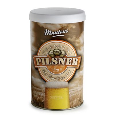 Muntons Premium Pilsner Lager Homebrew Beer Making Kit (40pts) image(1)