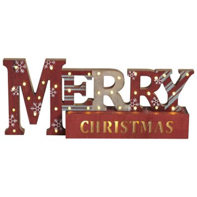 Lakeland Christmas Lights 2022 2019 Light-Up Merry Christmas Decoration | Lakeland