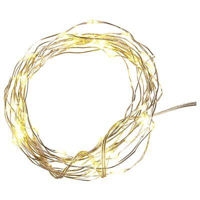 5m LED Battery Operated Light Wire - 50 Lights image(1)