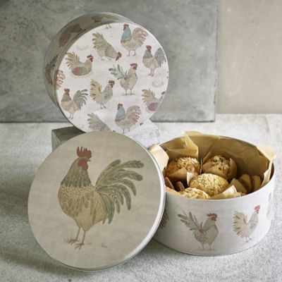 2 Artisan Hen Cake Tins image(2)
