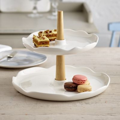Two Tier Cream Cake Stand image(2)