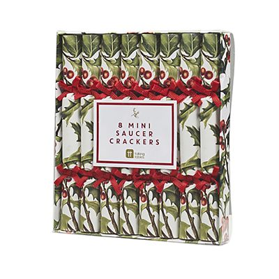 8 Botanical Christmas Mini Saucer Crackers image(2)