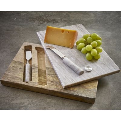 Artesa Marble Cheese Board and 2 Knives image(3)