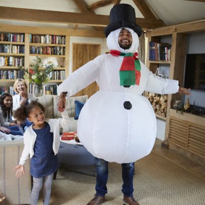 Inflatable snowman costume best sale