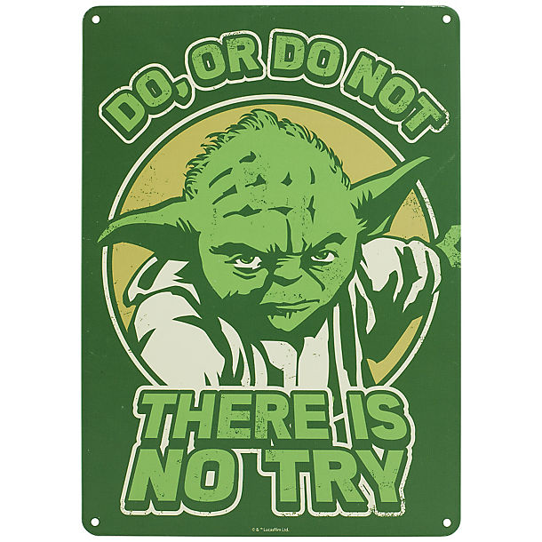 Star Wars™ Yoda Metal Wall Sign image(1)