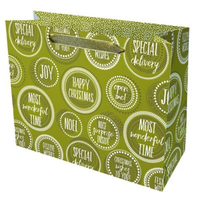 Christmas Jazz Gold Large Gift Bag image(1)