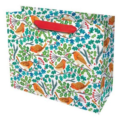 Festive Robins Large Gift Bag image()