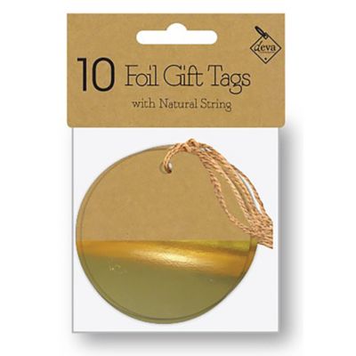 10 Gold Foil Gift Tags image(1)