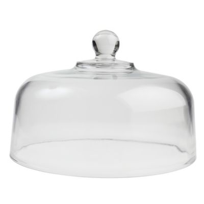 Cake Container Round Black Base with Clear Dome Lid 1ct