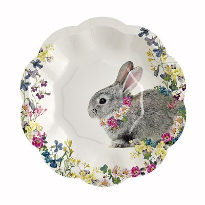 12 Truly Bunny Paper Plates image(1)