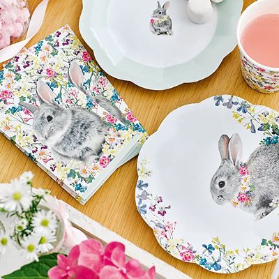 12 Truly Bunny Paper Plates image(4)