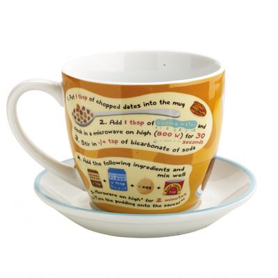 Sticky Toffee Pudding In A Mug With Saucer Lakeland