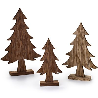 Wooden Christmas Tree Trio image(2)