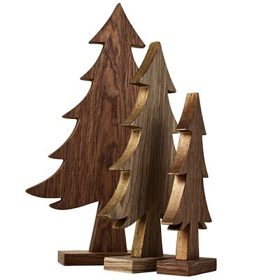 Wooden Christmas Tree Trio image(4)