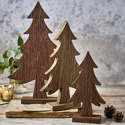 Wooden Christmas Tree Trio image(5)