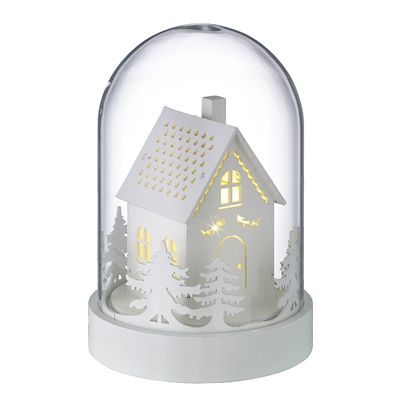 LED Wooden House Dome Christmas Decoration image(2)