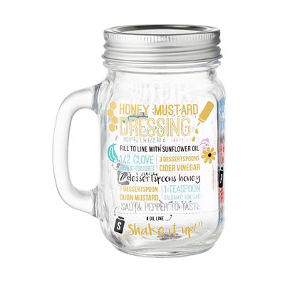 Salad Dressing Shaker Jar 500ml image(2)